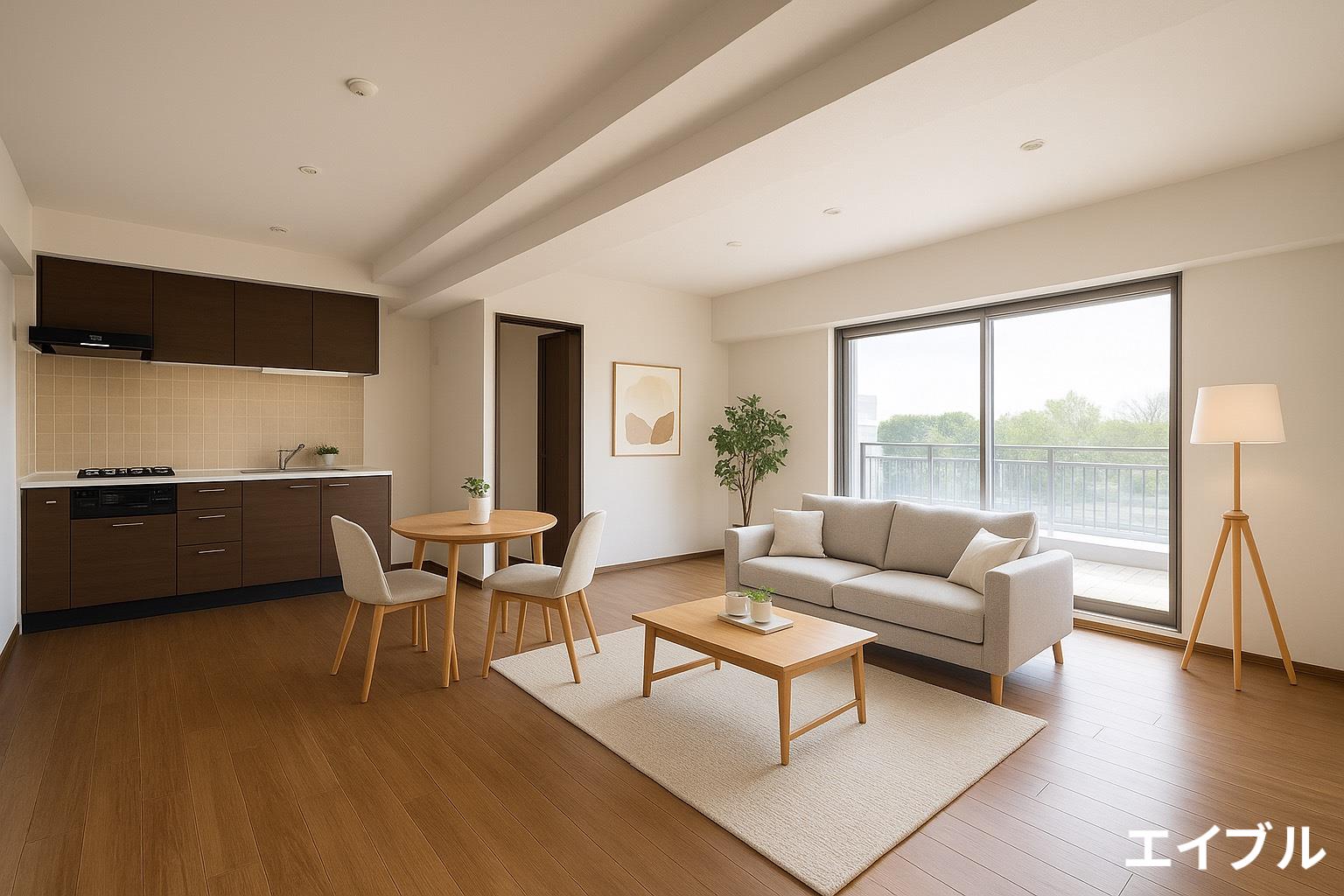 居室・リビング　家具はCGです