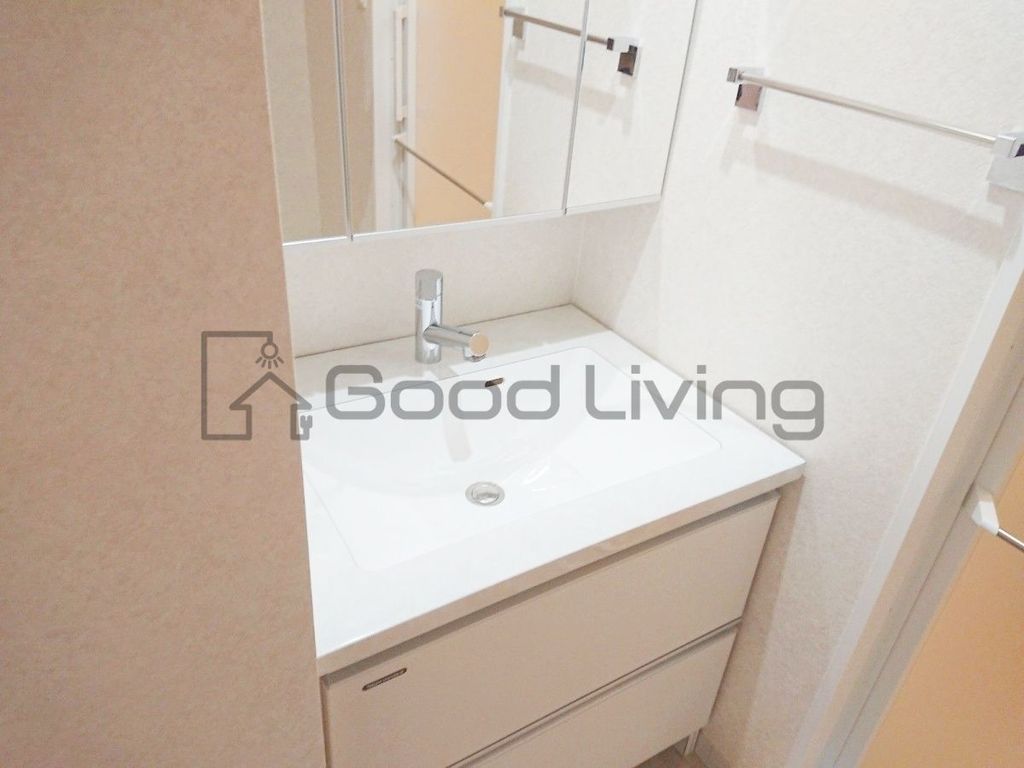 洗面設備　身だしなみもバッチリ