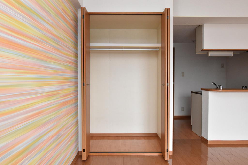 収納　クローゼット付きで収納も困りません！（同仕様写真）