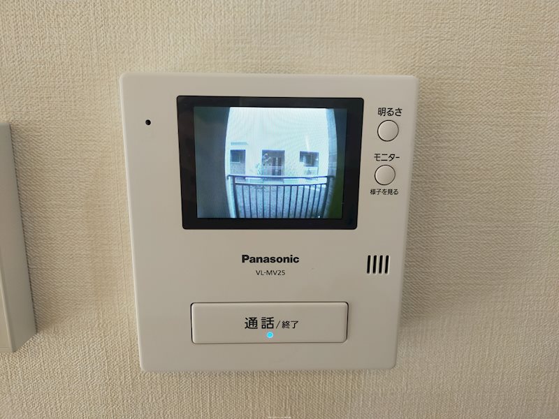 セキュリティ　カラーモニター付きインターホン