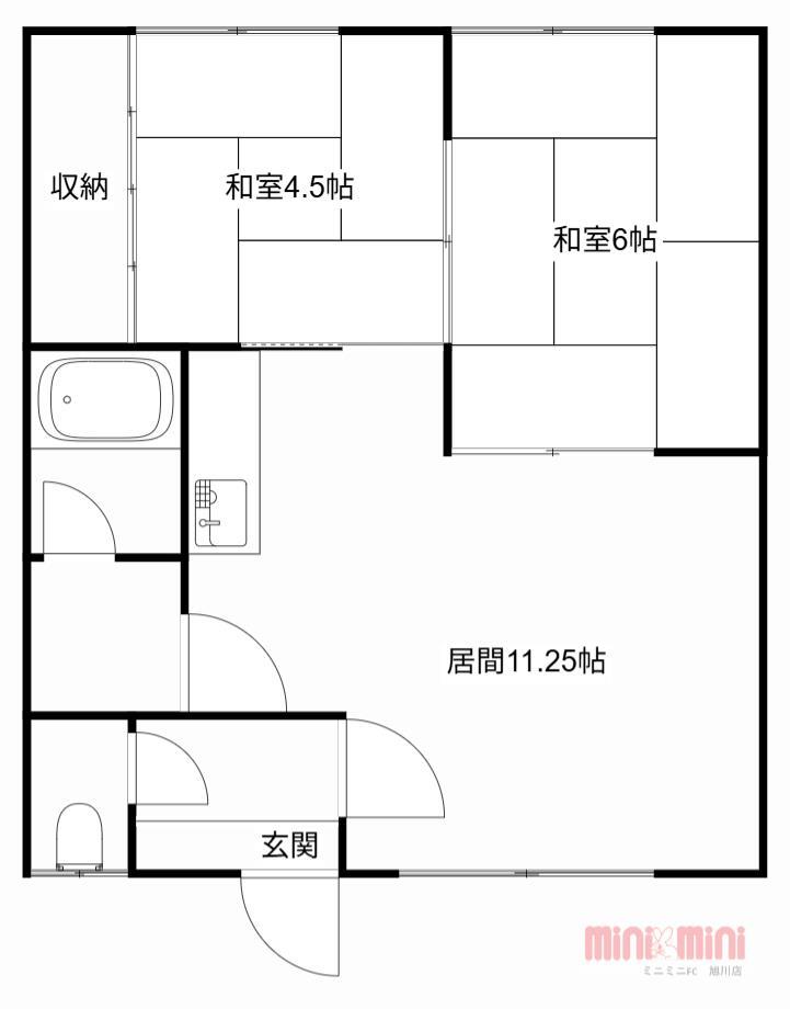 東光ハイツの間取り写真
