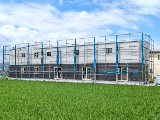建物外観　建築中