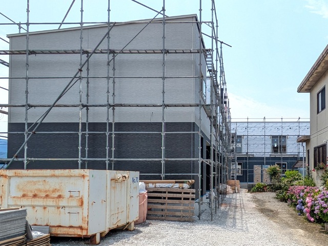 建物外観　建築中