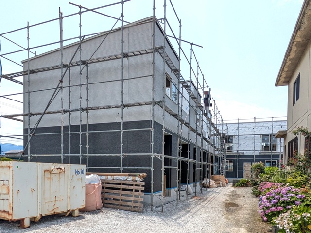 建物外観　建築中