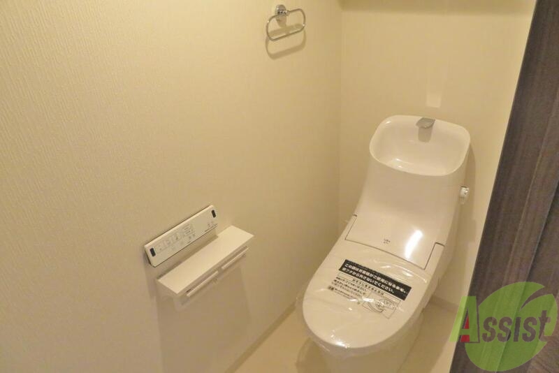 トイレ　新品のトイレは使ってて心地いいですね。