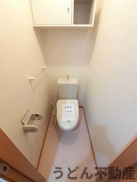 トイレ　うどん県のお部屋探しはうどん不動産へ うどんちゃんとLINE