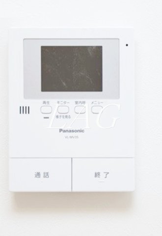 セキュリティ　モニター付きインターフォンです。