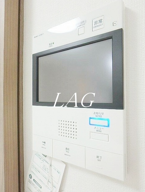 セキュリティ　モニター付インターホンです。