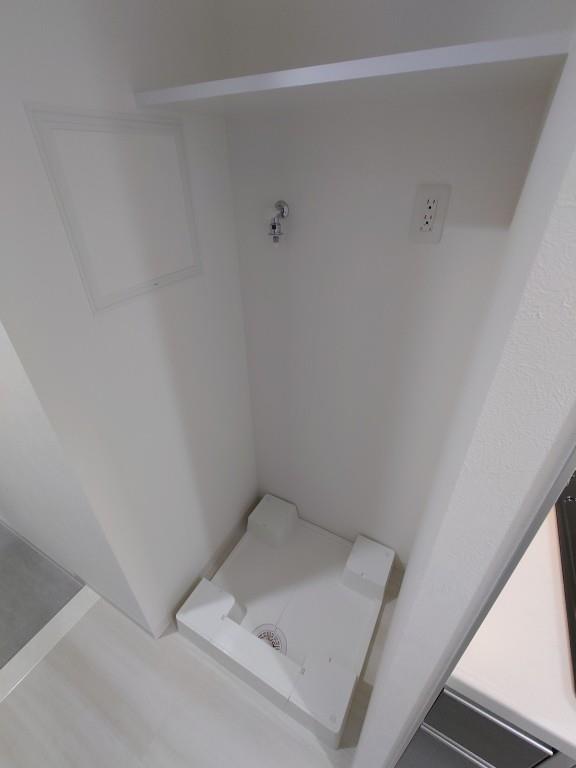 洗面設備　室内洗濯機置場