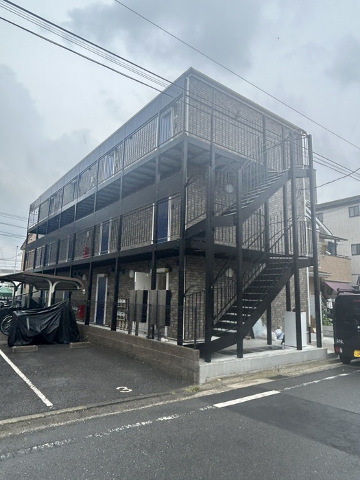 建物外観　建築中