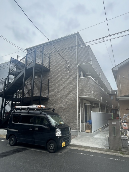 建物外観　建築中