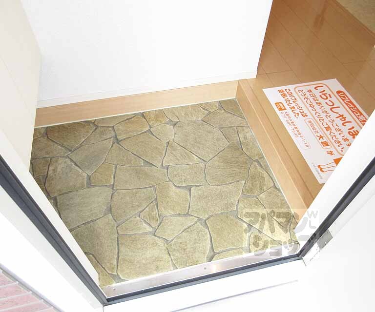 玄関　お洒落な色合い