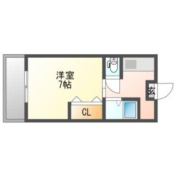 リトルハイム長岡60号館の間取り写真