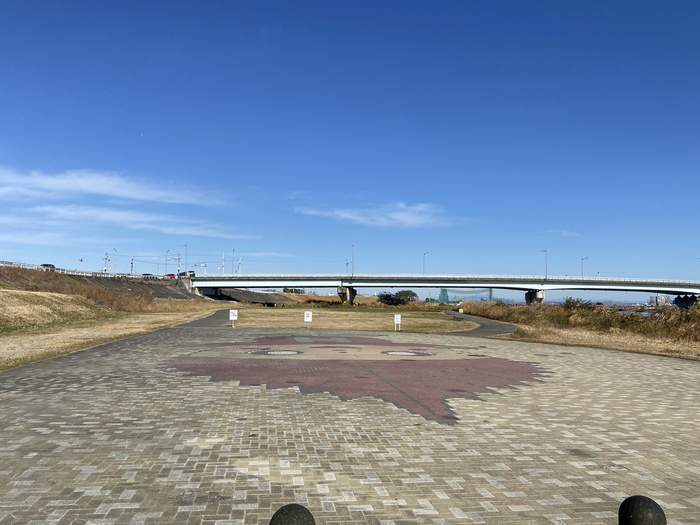 公園　大治町庄内川河川敷公園（公園）まで850m