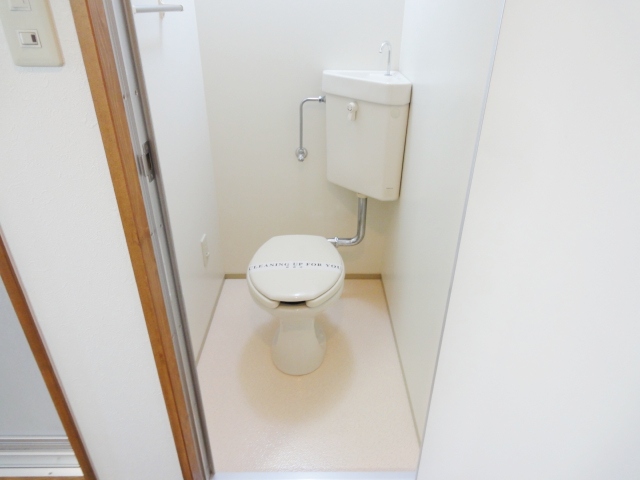 トイレ　写真は別号室のものです。