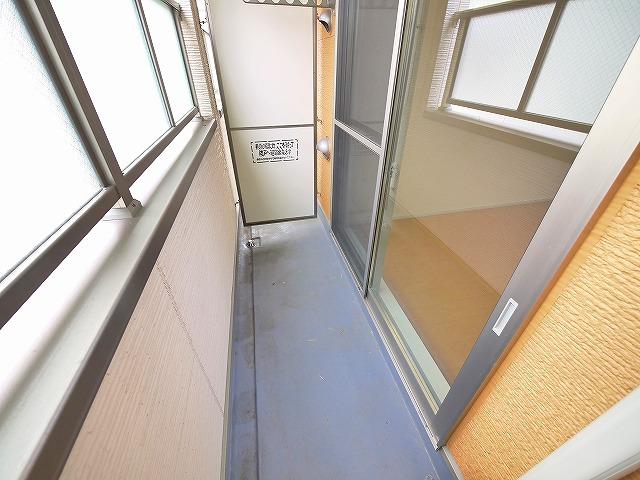 バルコニー　広々としたバルコニーです