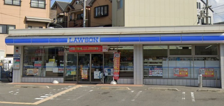 コンビニ　ローソン 東淡路五丁目店（コンビニ）まで204m