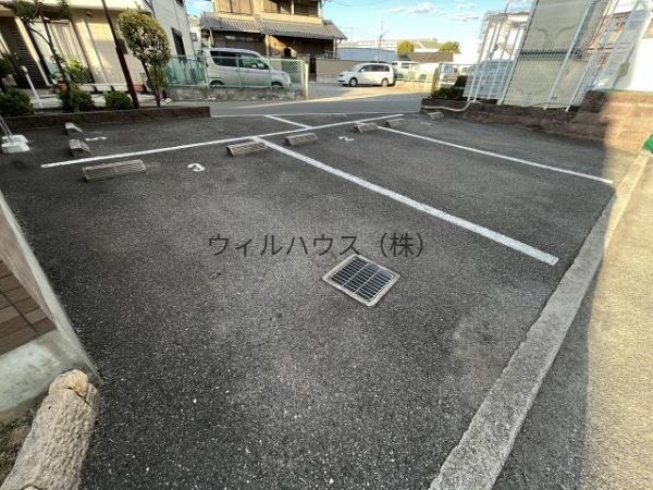駐車場　駐車しやすい！