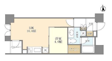 シティハウス東京新橋の間取り写真