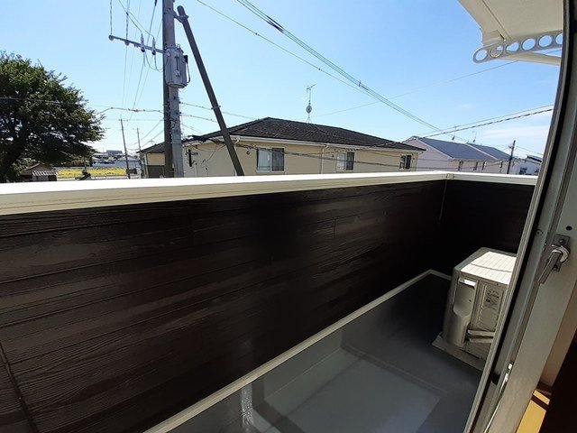 バルコニー　落ち着いた時間を過ごせるバルコニーです