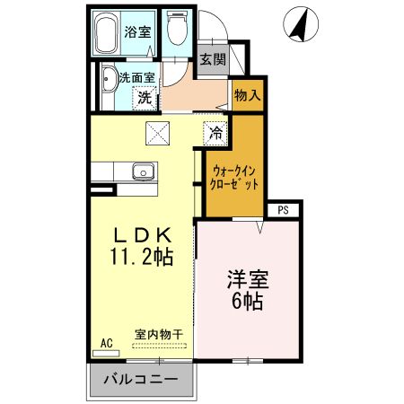 ＪＲ山陰本線 出雲市駅 徒歩9分 2階建 築13年の間取り写真