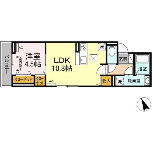 Dフラット大和田の間取り写真
