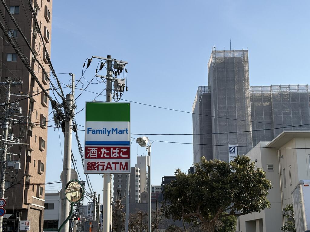 コンビニ　ファミリーマート仙台堤通店（コンビニ）まで154m