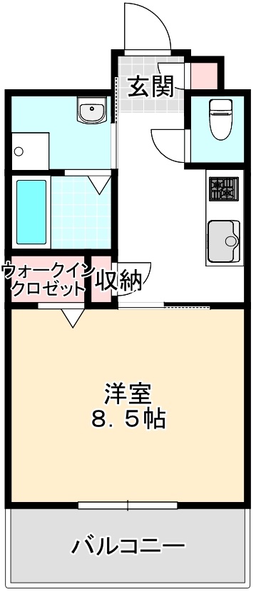クレド桜橋の間取り写真