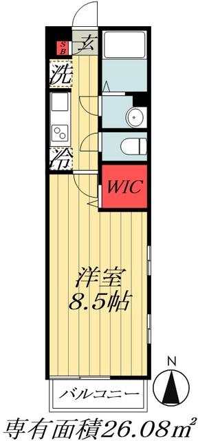 ＪＲ総武線 船橋駅 徒歩12分 2階建 築13年の間取り写真