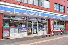 コンビニ　ローソン南平岸駅前店（コンビニ）まで500m