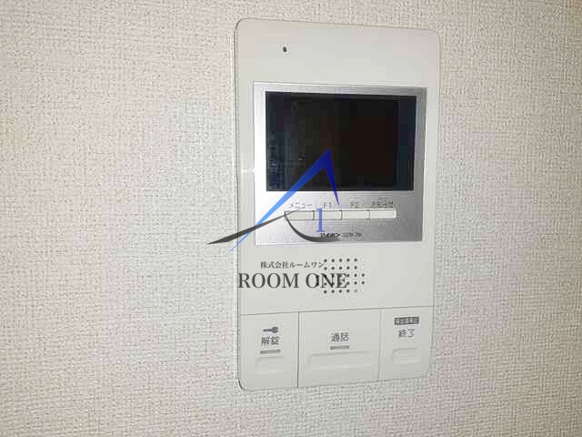 セキュリティ　モニター付きインターホンです。