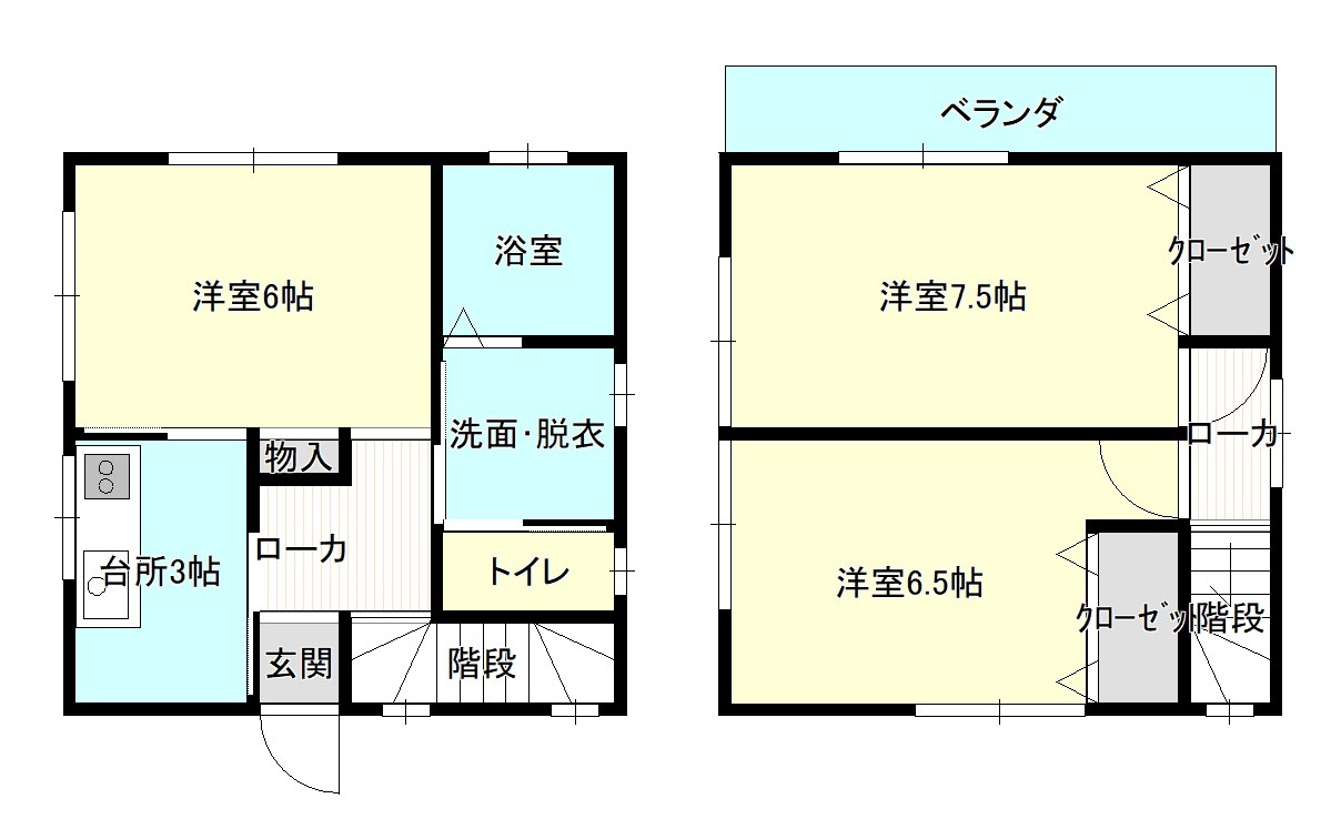 原市賃貸住宅の間取り写真