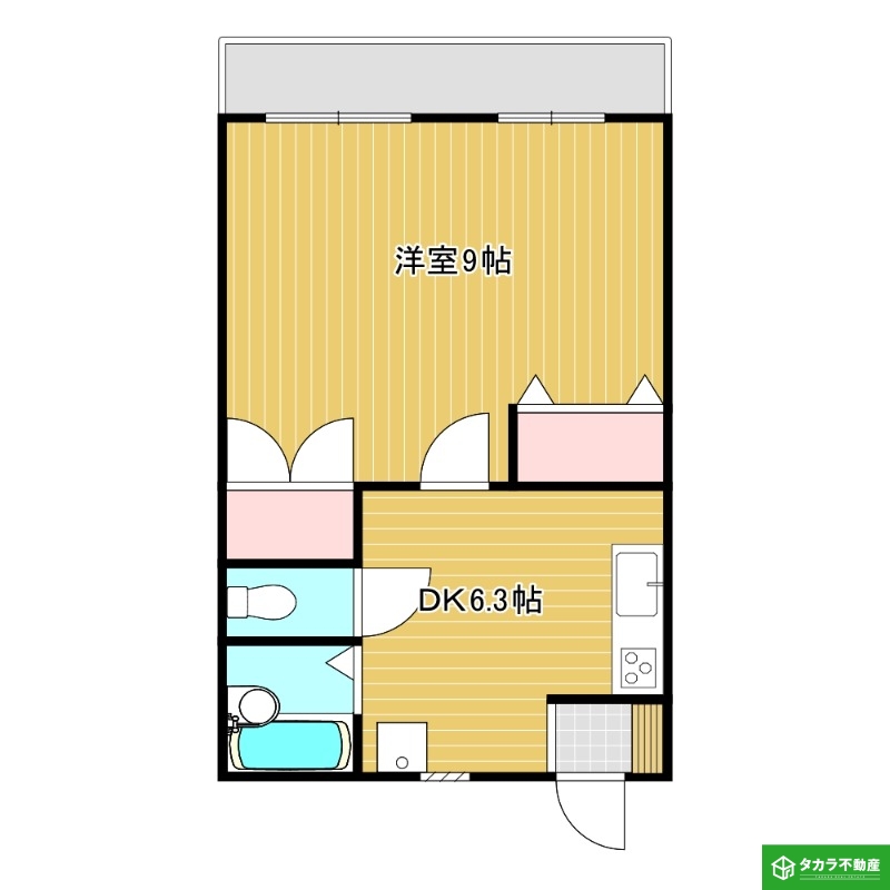 リバーサイド津留の間取り写真