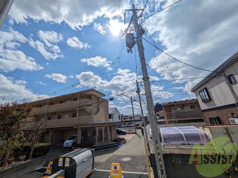 眺望　眺望です。南向きなので陽当たり良好でした。