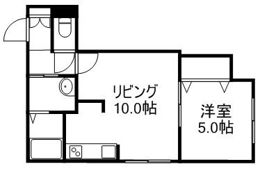 REST HILLS栄通の間取り写真
