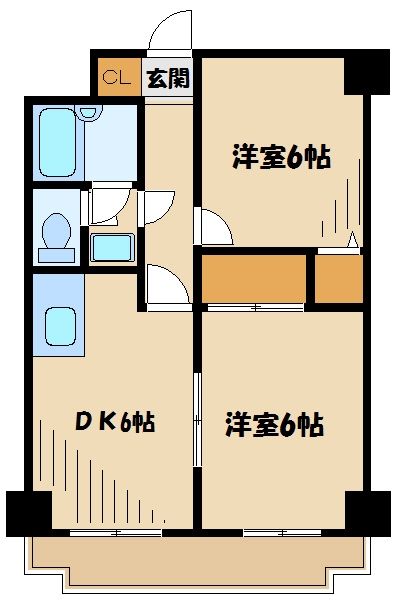 デイム橋本の間取り写真