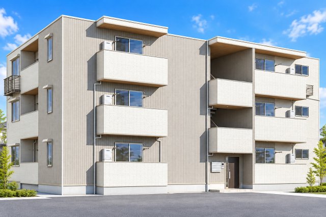 建物外観　完成予想図です。