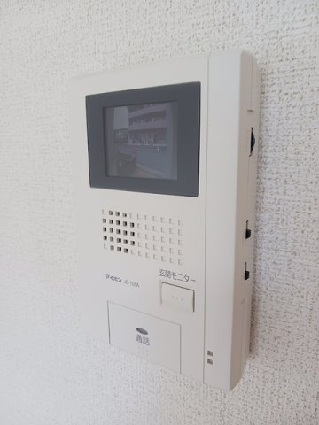 セキュリティ　モニター付きインターホンです