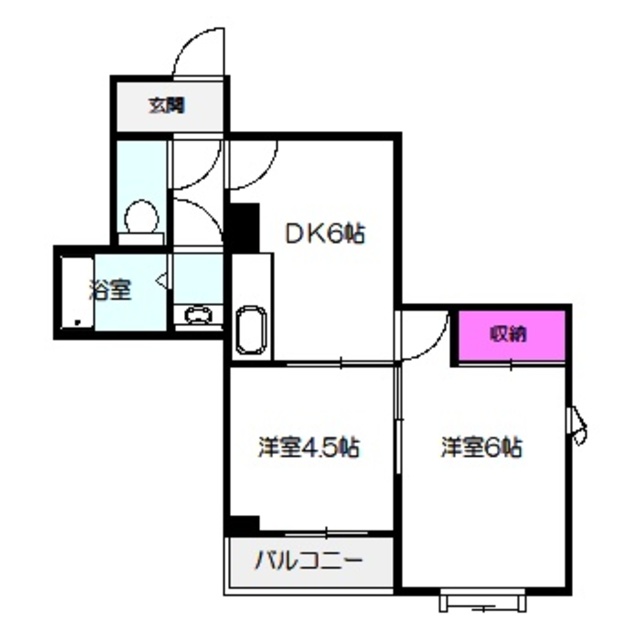 Parfect Life 緑橋の間取り写真