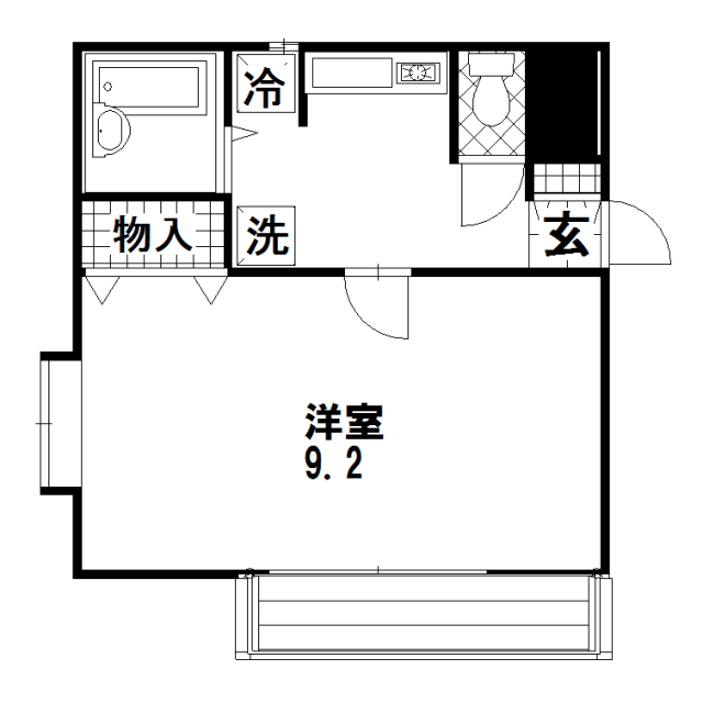 ライズ健軍の間取り