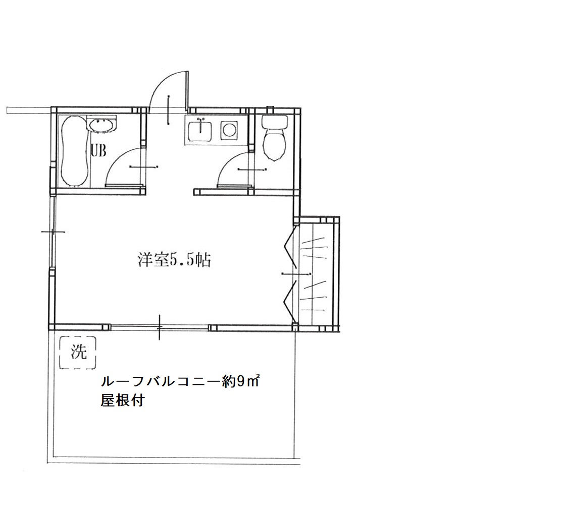 神奈川県横浜市鶴見区矢向５（アパート）の賃貸物件の間取り