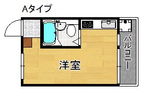 泉南郡熊取町大久保南のアパートの間取り