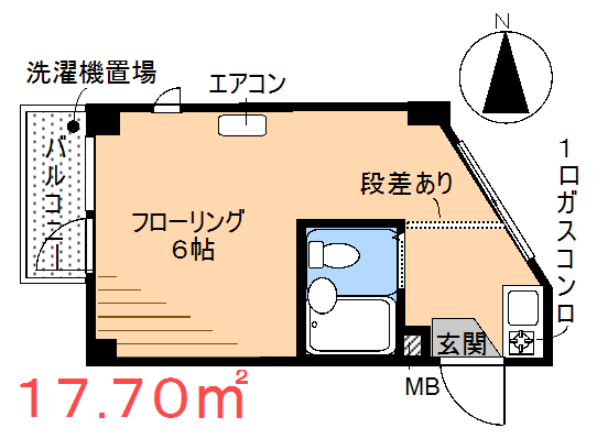 練馬区北町のマンションの間取り