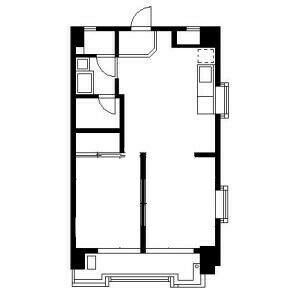 レスカール一番町の間取り