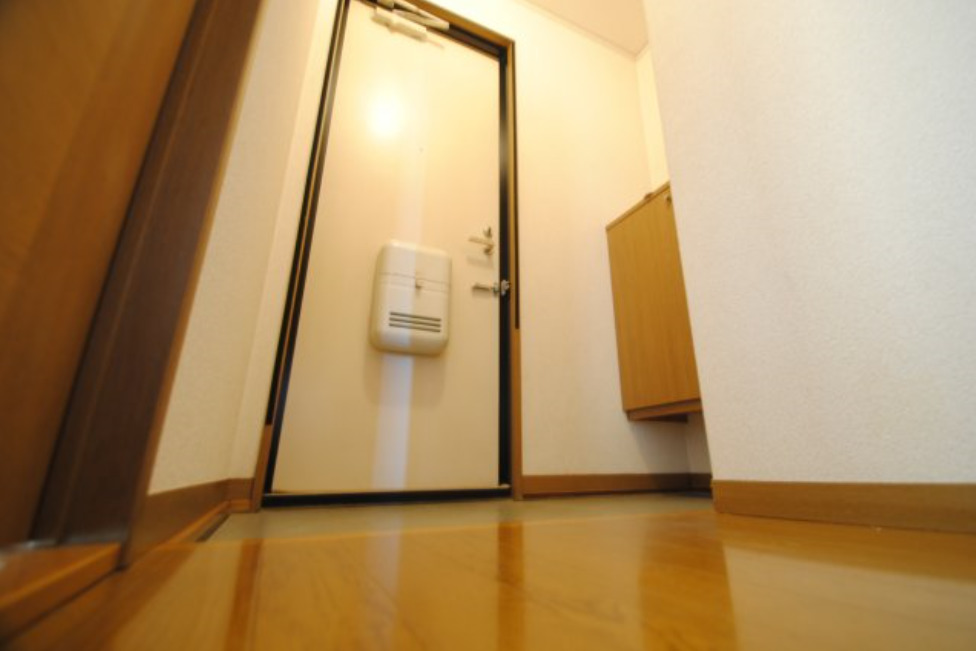 玄関　収納もある玄関です