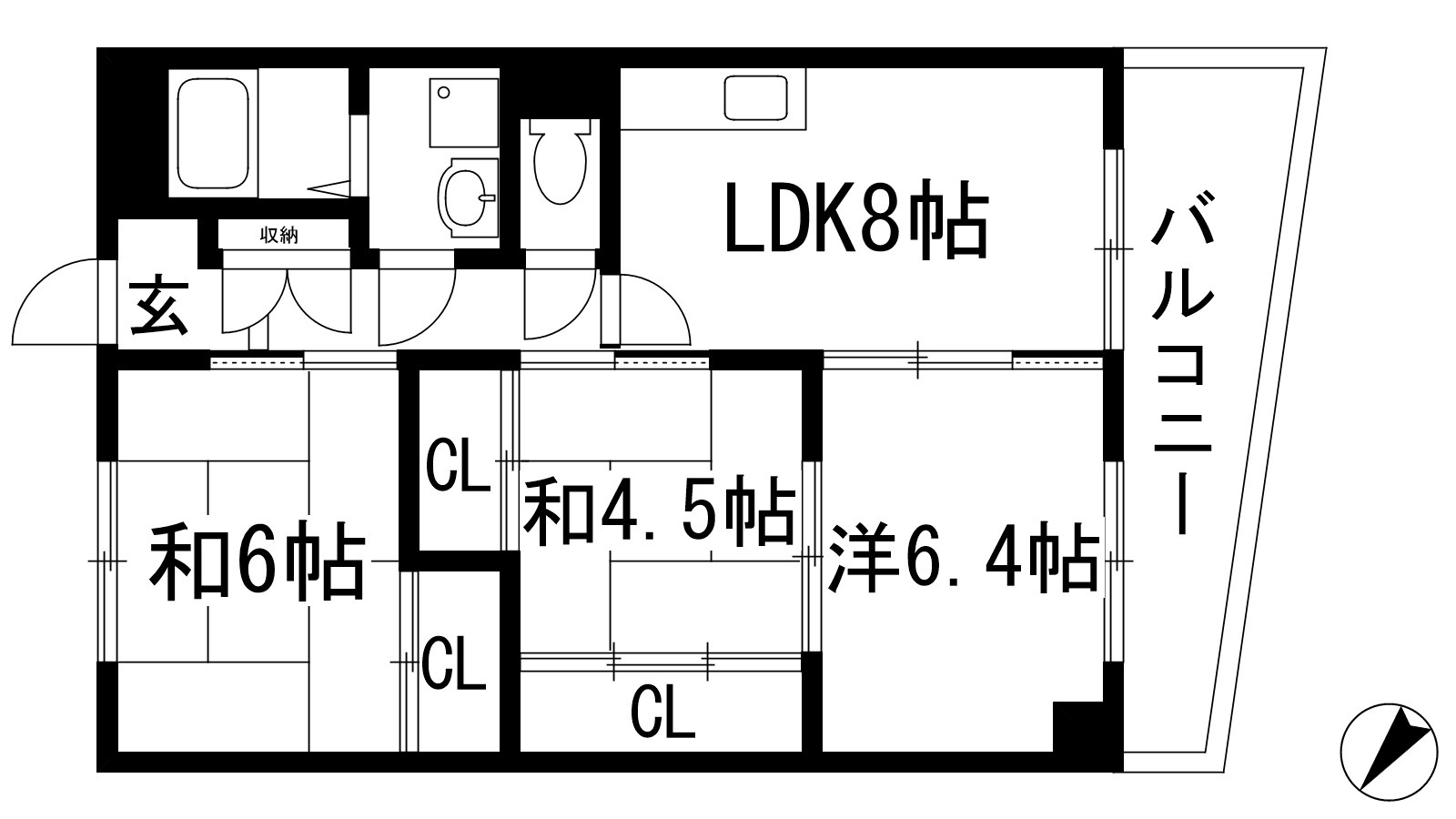 ラパースの間取り