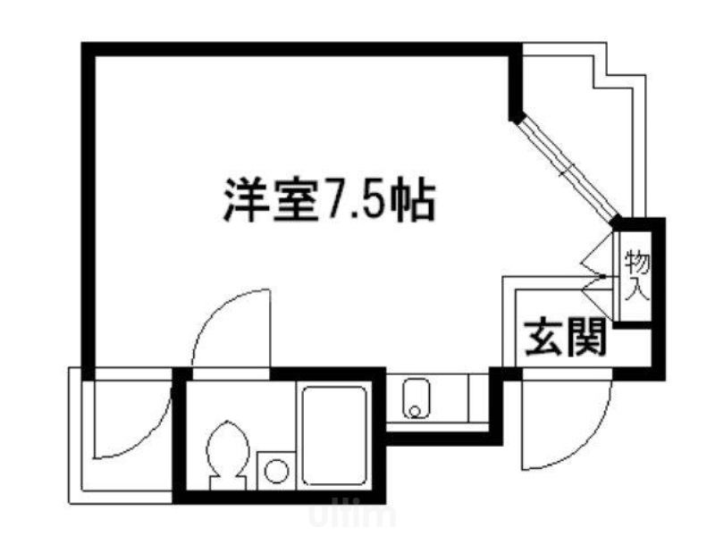 デトムワン京大前の間取り