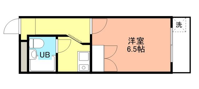 和歌山市吹屋町のマンションの間取り