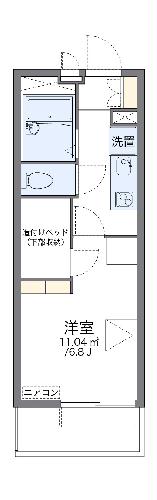 レオパレス薩摩プロヴァンスの間取り