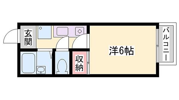 OA　FLAT　宇佐崎の間取り